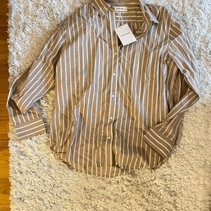 Everlane Striped Button-Up Shirt